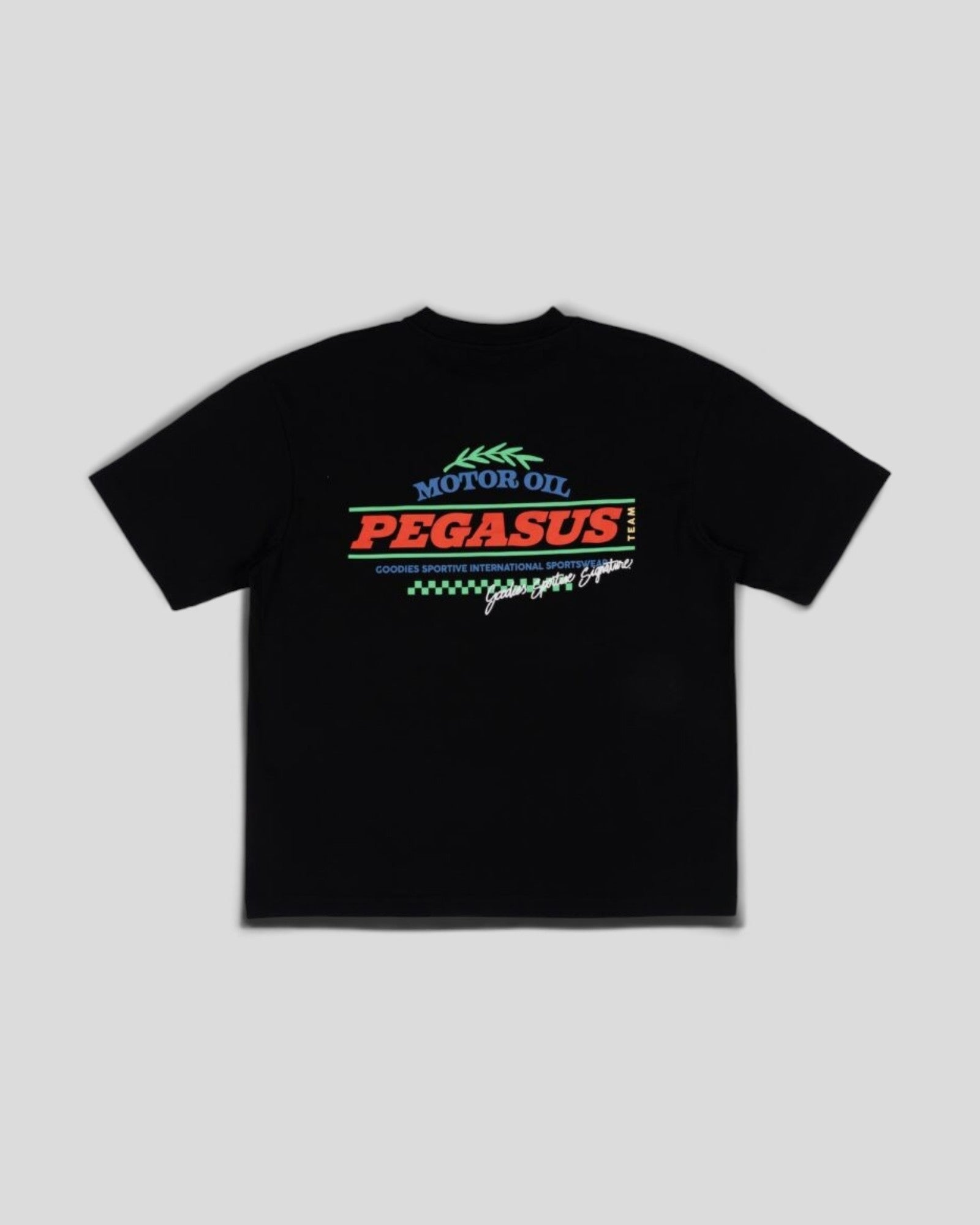 Goodies Sportive || Motor Oil T-Shirt - Black Goodies Sportive