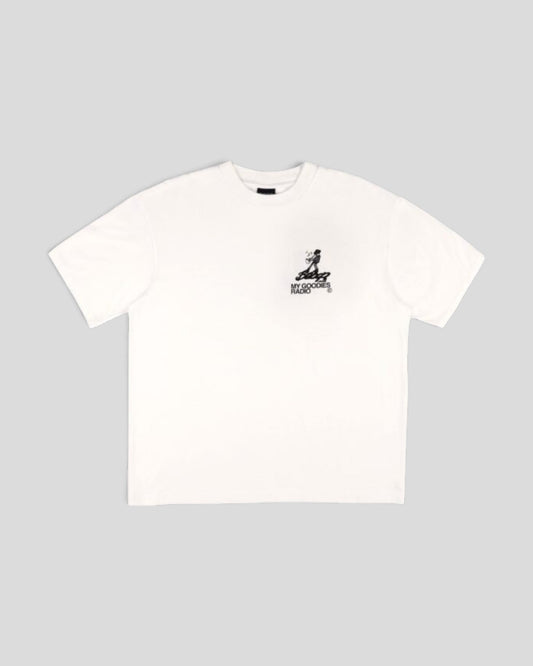 Goodies Sportive || My Goodies Radio T-Shirt - White Goodies Sportive