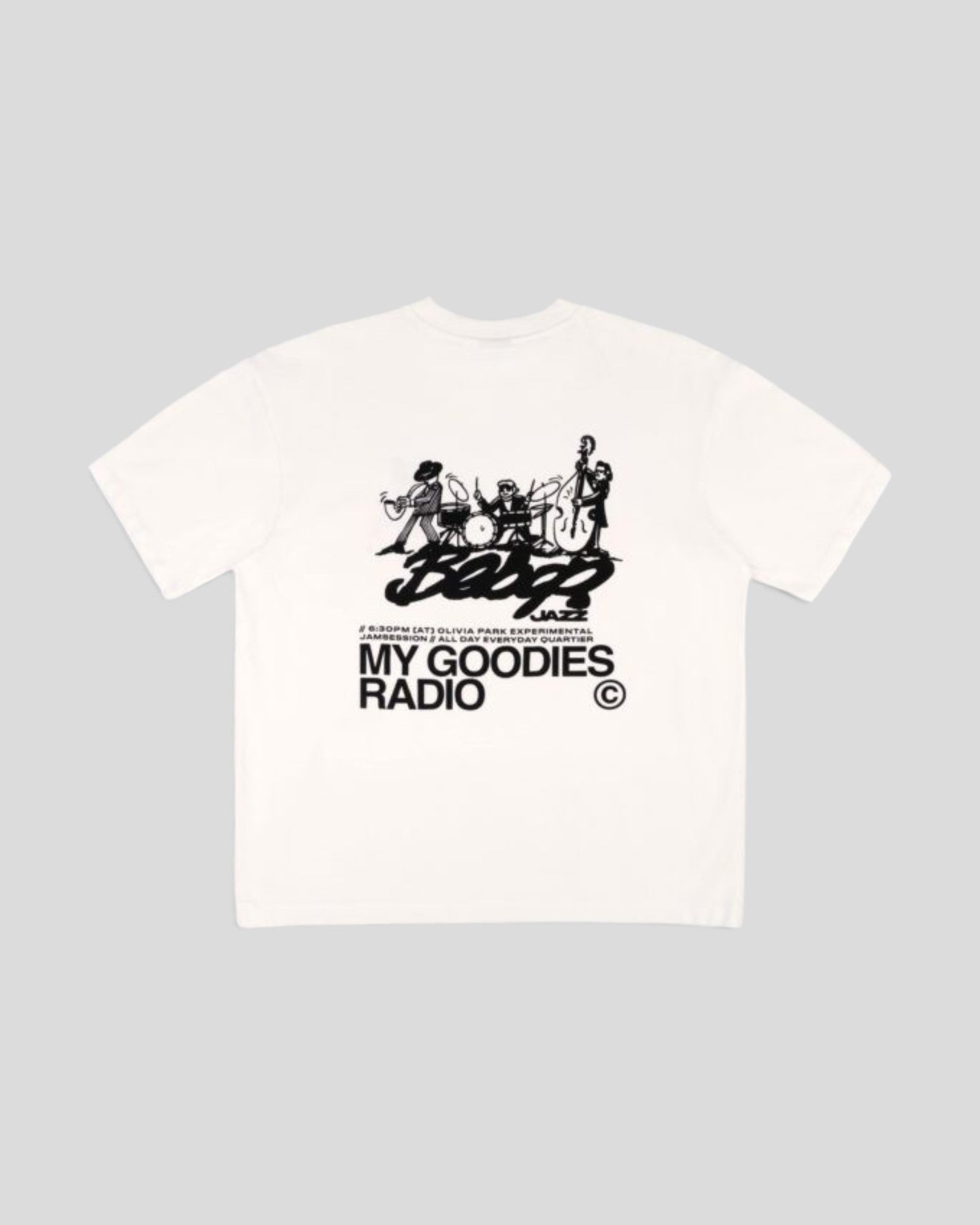 Goodies Sportive || My Goodies Radio T-Shirt - White Goodies Sportive