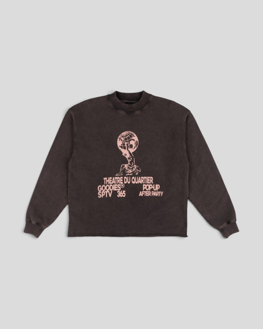 Goodies Sportive || Theatre Du Quartier Sweat - Eggplant Goodies Sportive