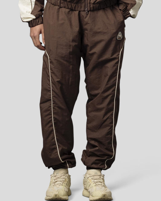 Goodies Sportive || New Patched Tracksuit Pants - Brown Atalante Lacan