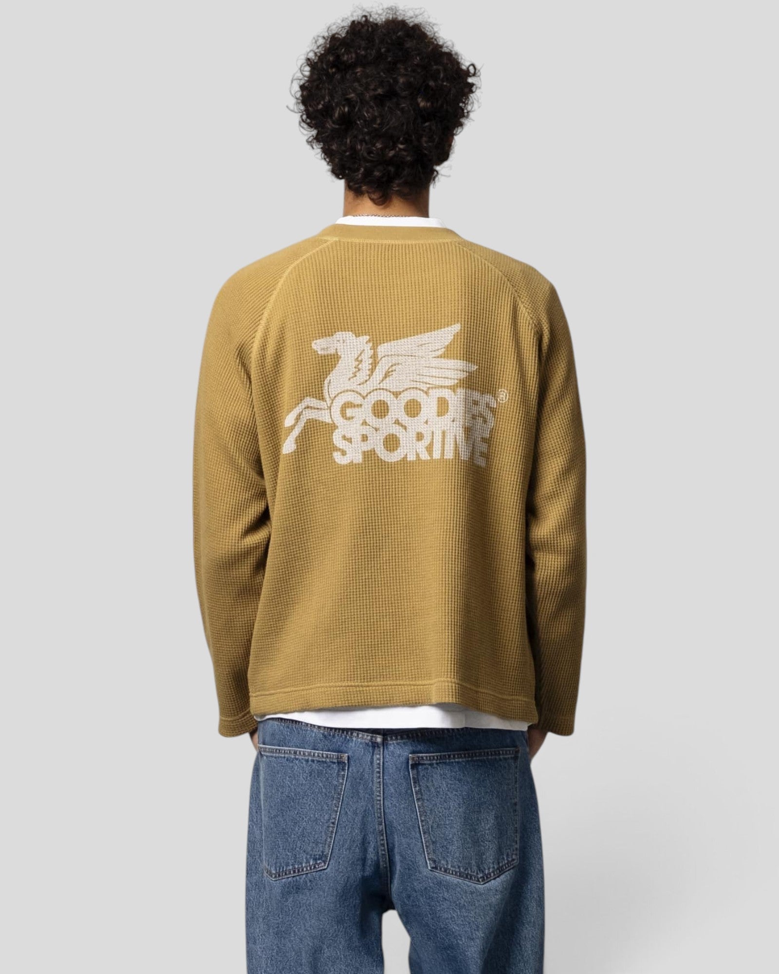Goodies Sportive || Waffle Long Sleeve - Olive Green Goodies Sportive