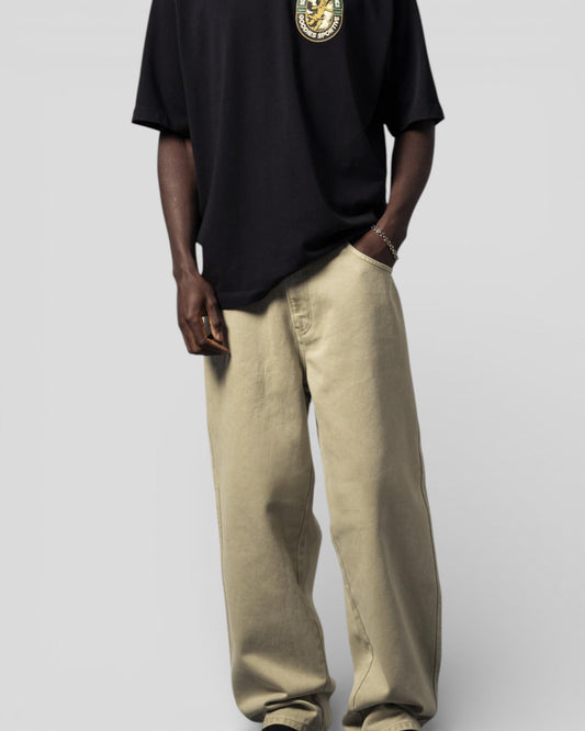 Goodies Sportive || Wide Leg Pants - Khaki Goodies Sportive