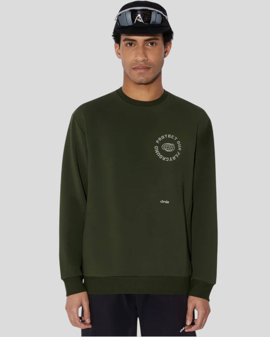Circle || Sweat Get Lucky - Moss Circle