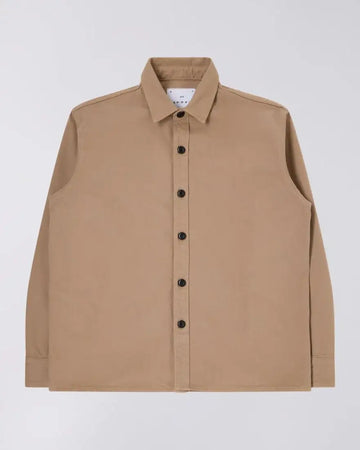 Edwin || Sebastian Shirt LS - Dark Brown Washed Edwin