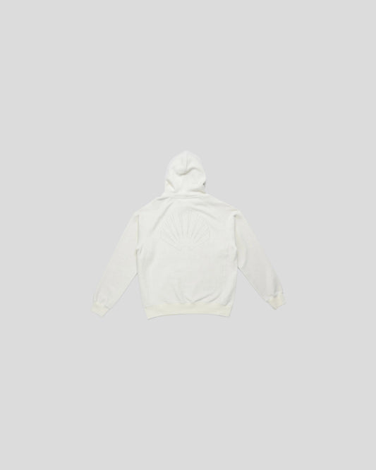 New Amsterdam || Logo Hoodie Outline - Off White - W'