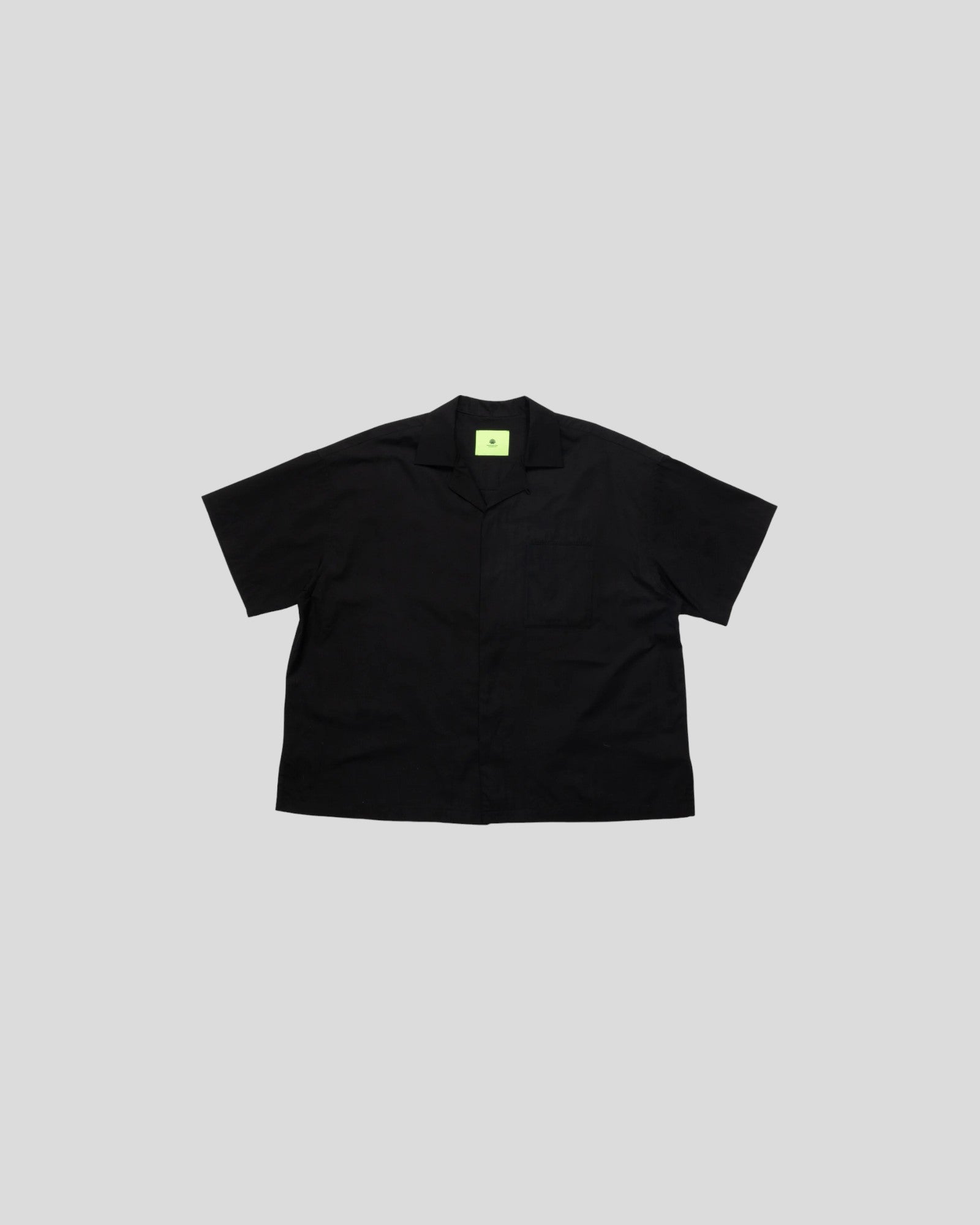 New Amsterdam || Cropped Wijk Shirt - Black - W'