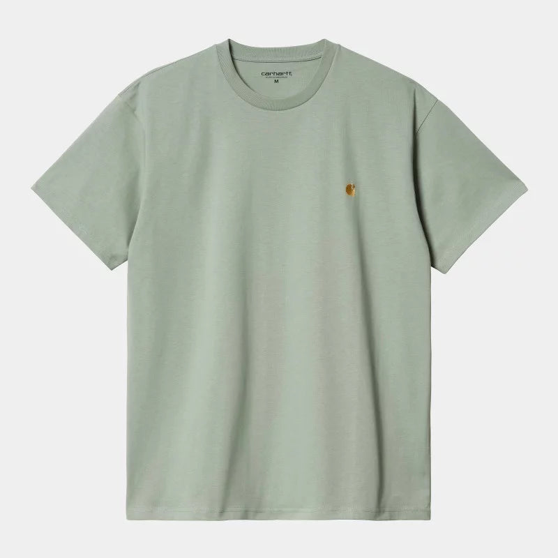 Carhartt - Chase T-shirt - Glassy Teal / Gold