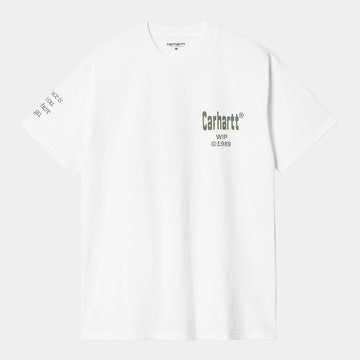 CARHARTT || HOME T SHIRT WHITE / DOLLAR GREEN