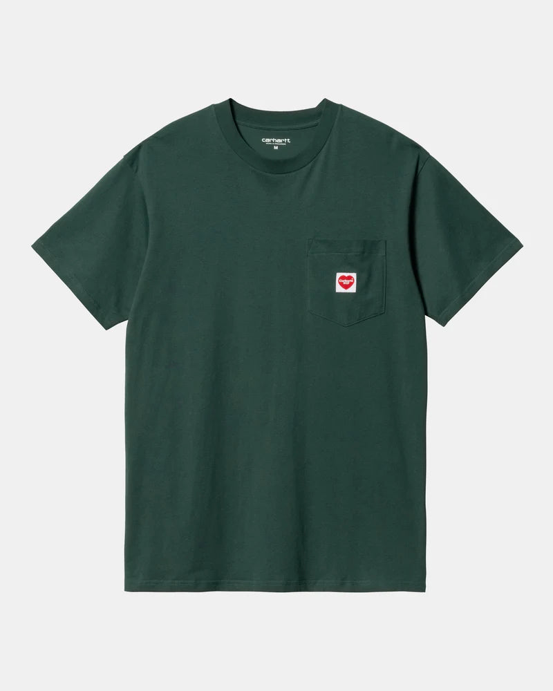 CARHARTT || POCKET HEART T SHIRT GREEN