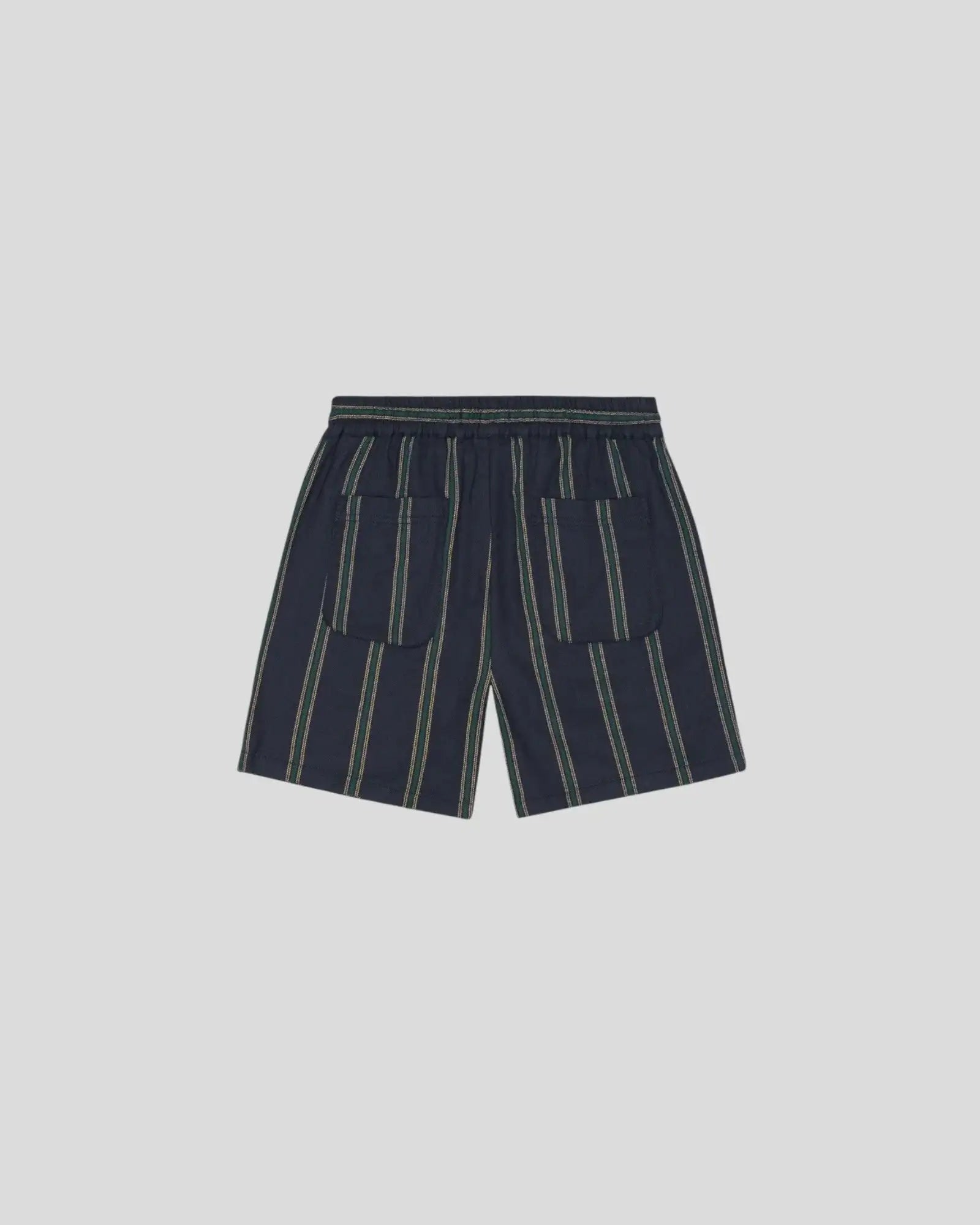 Les Deux || Lawson Stripe Shorts - Dark Navy Les Deux