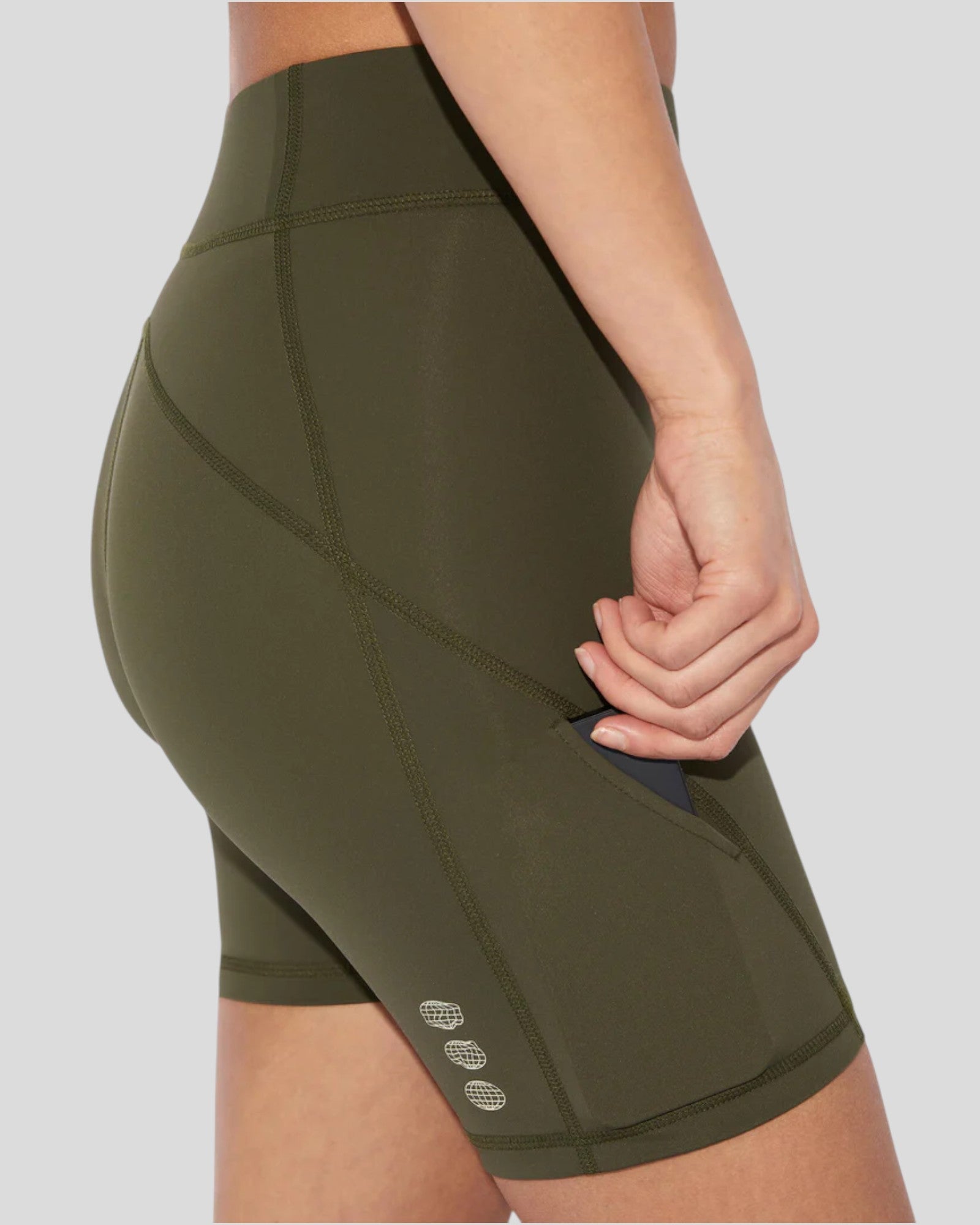 Circle || Short Running Get Shorty - Moss Circle