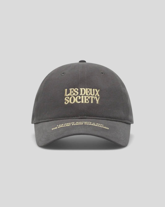 Les Deux || Society Dad Cap - Gargoyle/ Summer Melon Les Deux