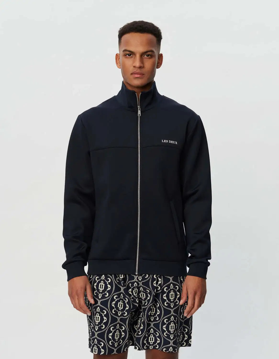 Les Deux || Ballier Track Jacket - Dark Navy Les Deux