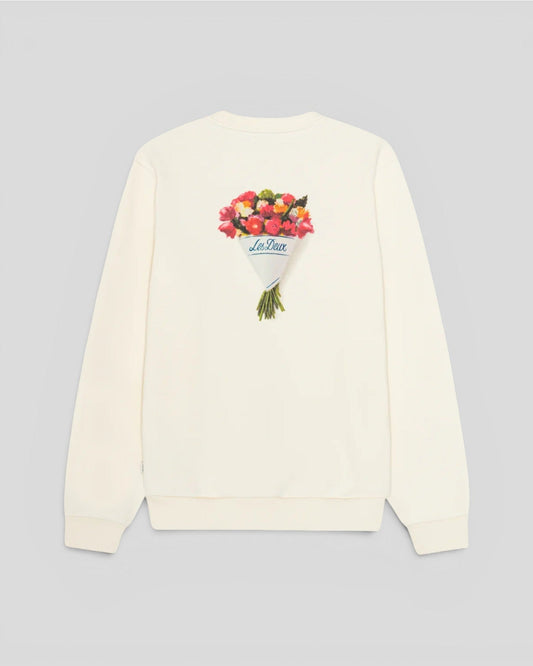 Les Deux || Bouquet Sweatshirt - Eggnog White Les Deux