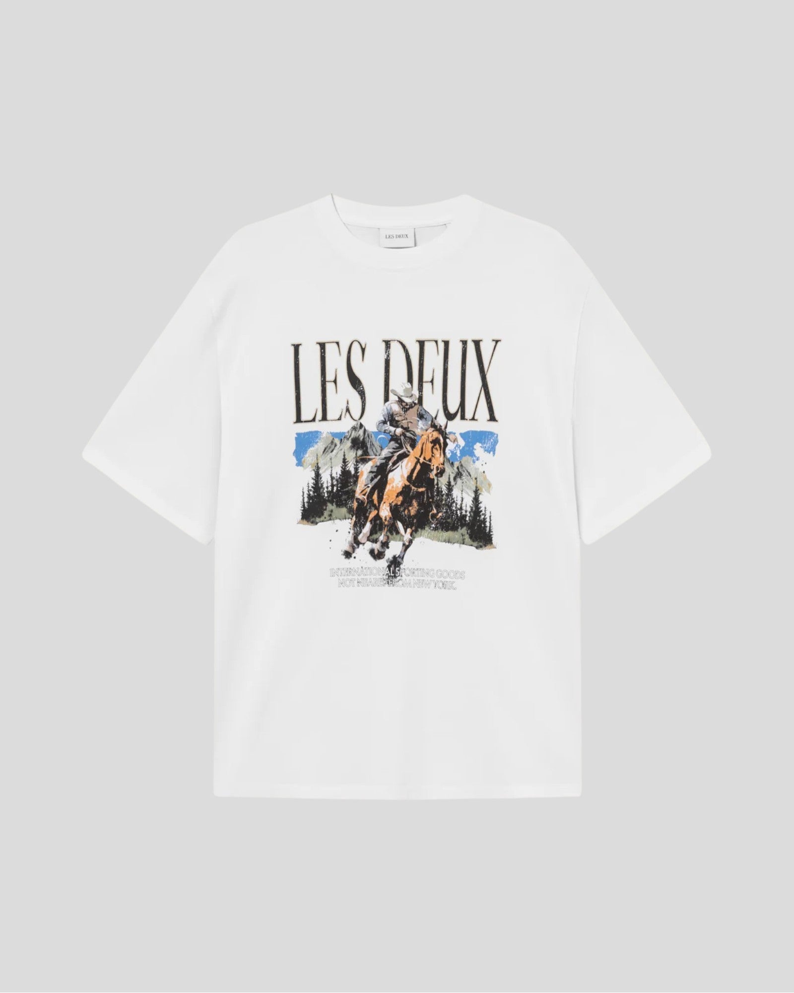 Les Deux || Cole Cowboy T-Shirt - White Les Deux