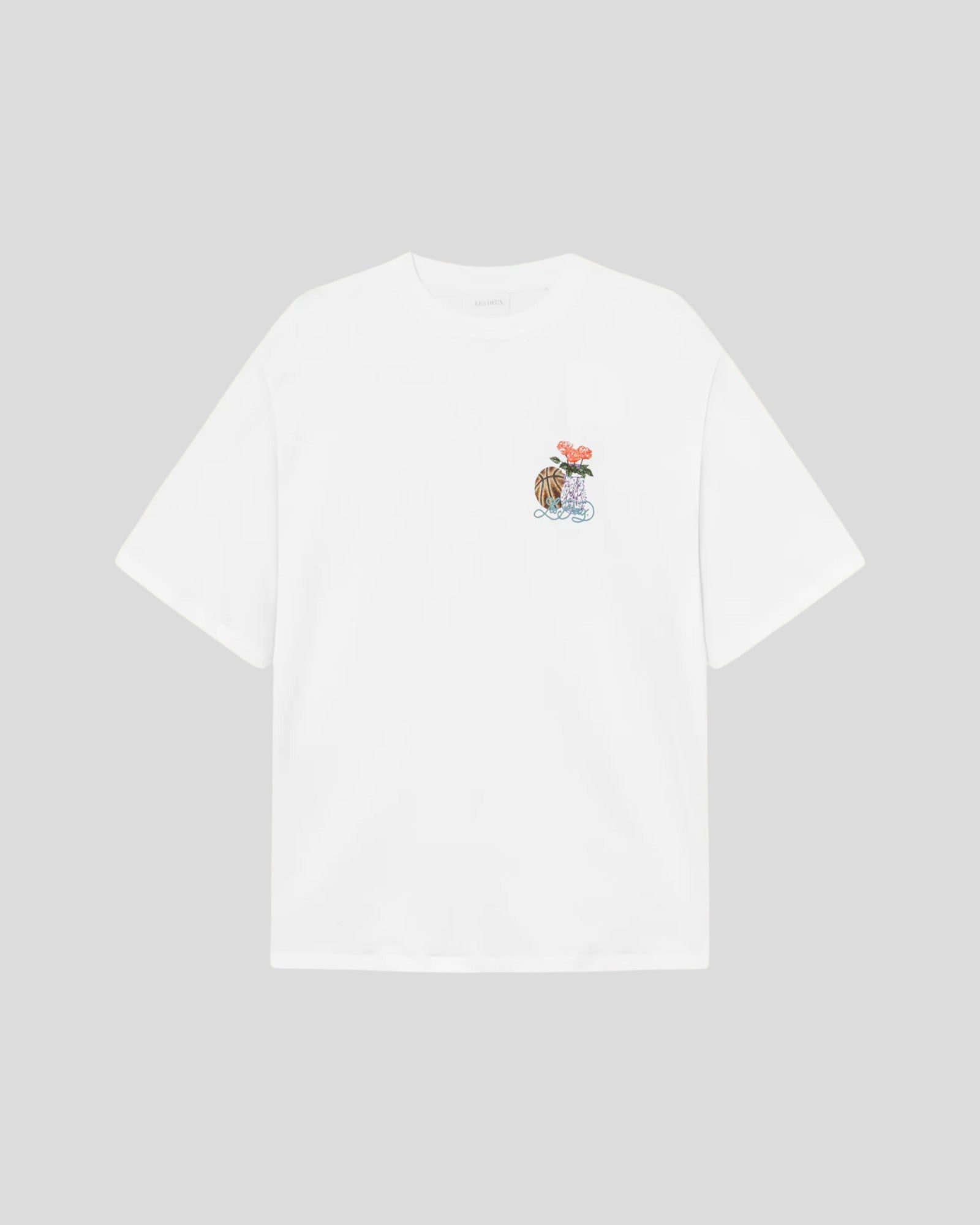 Les Deux || Cole Table T-Shirt - White Les Deux