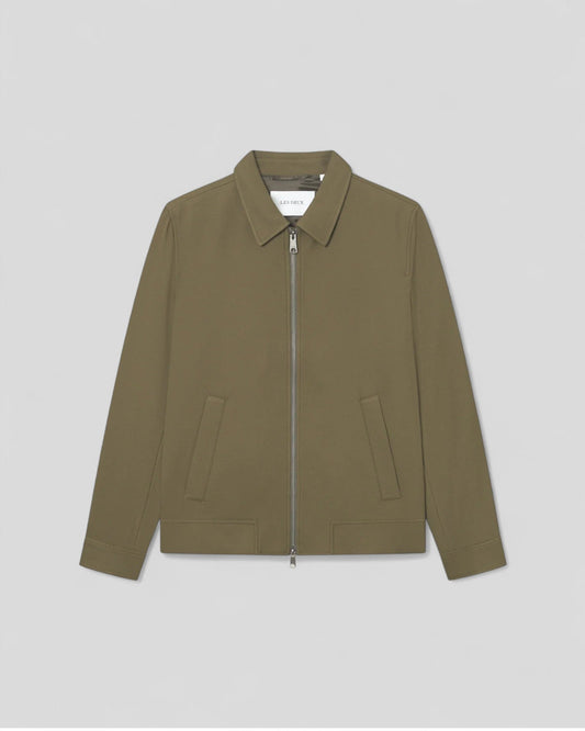 Les Deux || Como Coach Jacket - Military Olive Green Les Deux