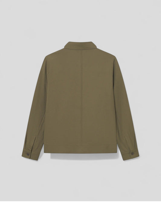 Les Deux || Como Coach Jacket - Military Olive Green Les Deux