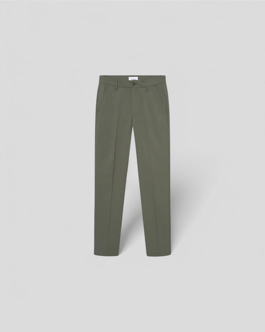 Les Deux || Como Reg Solid Suit Pants - Olive Night Les Deux