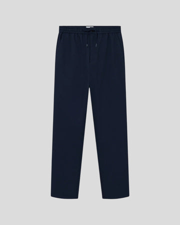Les Deux || Como Tapered Textured Pants - Dark Navy Les Deux