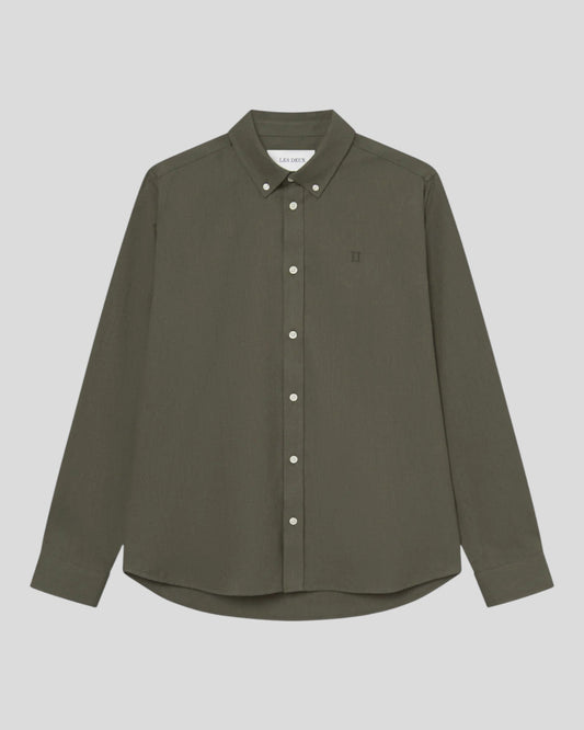 Les Deux || Desert Reg Shirt - Olive Night Les Deux