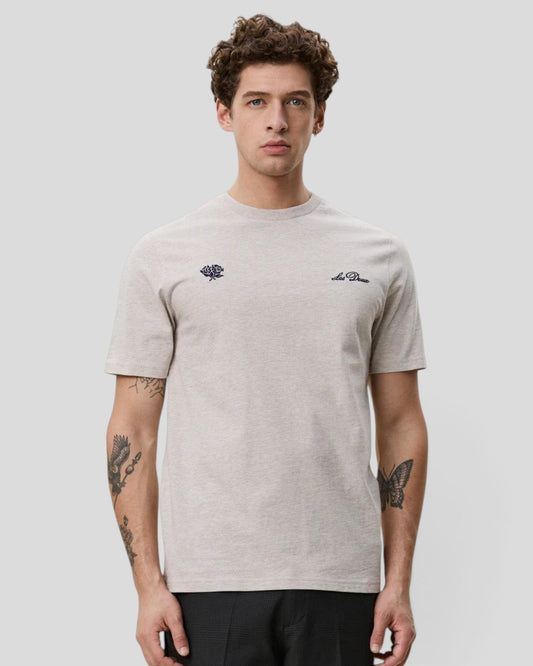 Les Deux || Deux T-Shirt - Light Sand Melange Les Deux