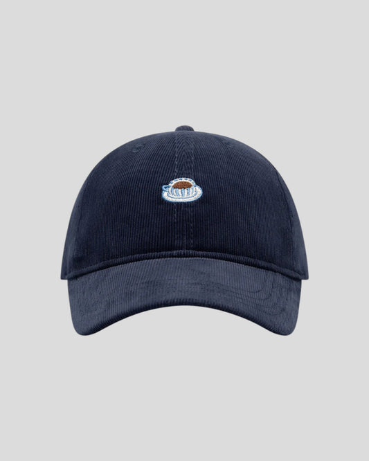 Les Deux || Element Corduroy Cap - Dark Navy Les Deux