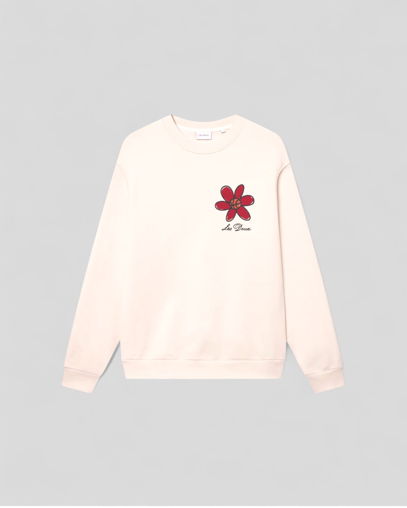 Les Deux || Flower Basket Sweatshirt - Ivory Les Deux