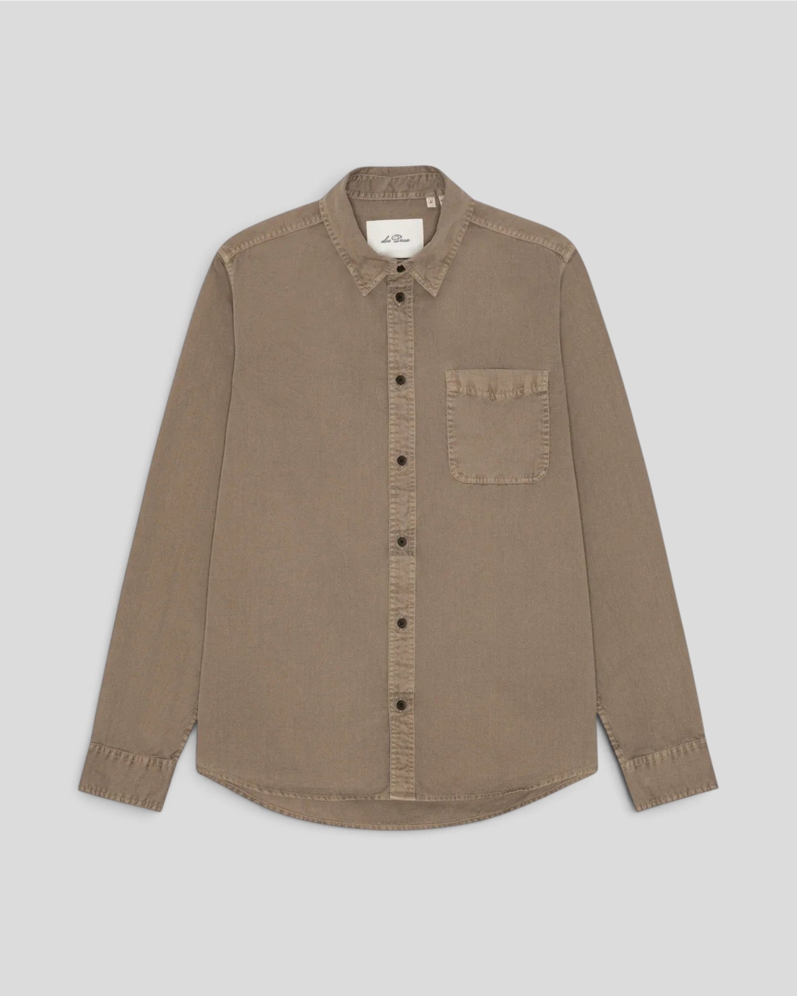 Les Deux || Garment Dyed Shirt - Caribou Carhartt