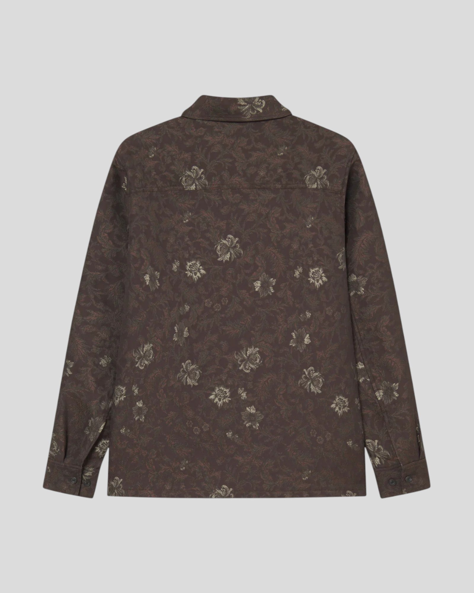 Les Deux || Kaleb Flower Jacquard Overshirt - Monk's Robe Les Deux