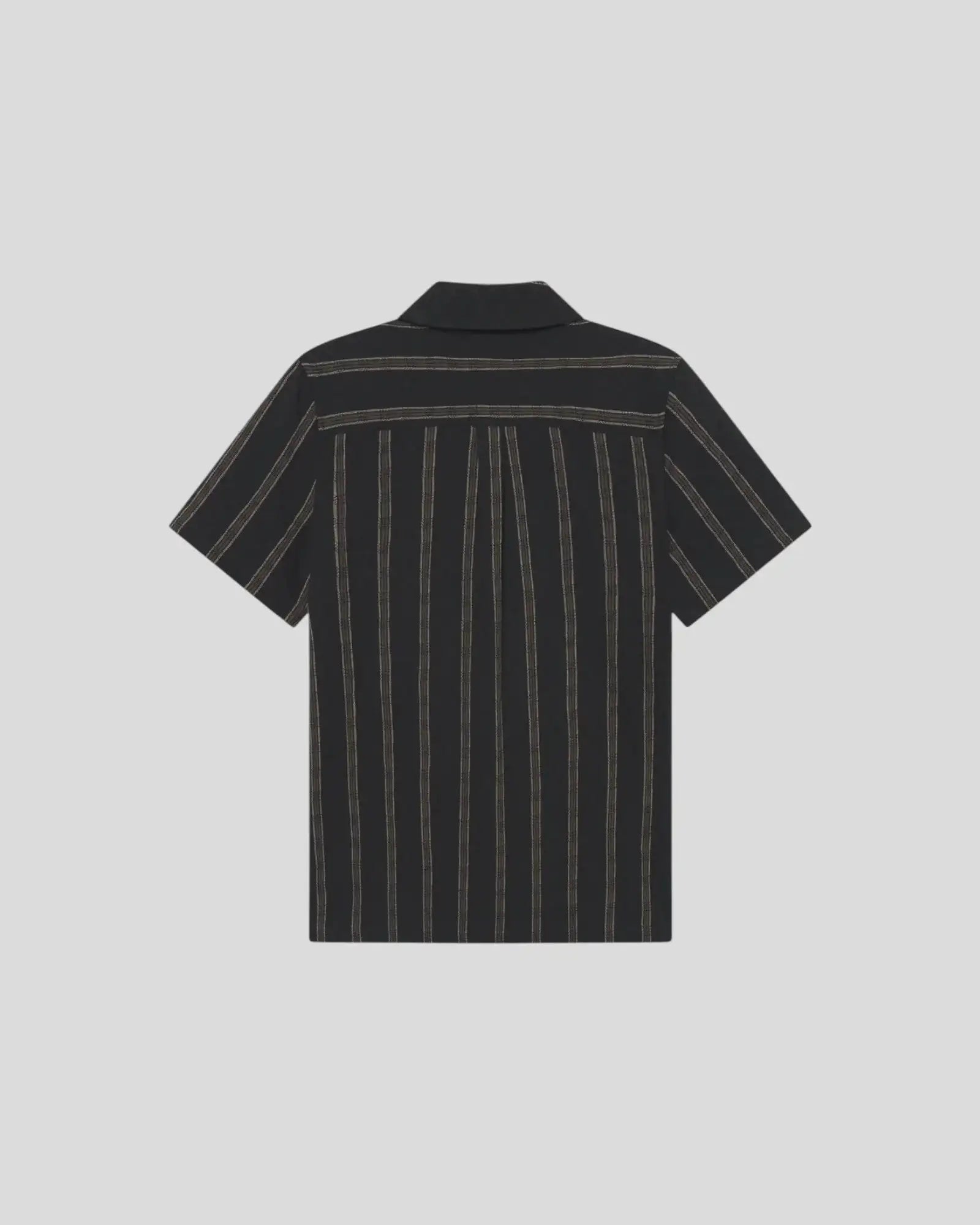 Les Deux || Lukas Check Dobby SS Shirt - Black Les Deux