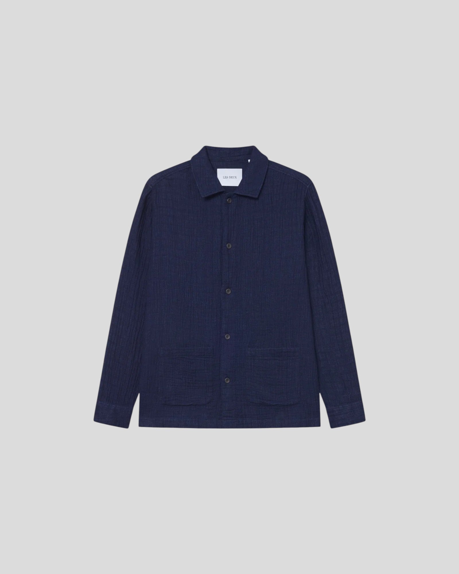 Les Deux || Milian Indigo Overshirt - Dark Navy Les Deux