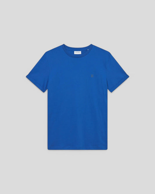 Les Deux || Norregaard Contrast T-Shirt - Blue Lolite Les Deux
