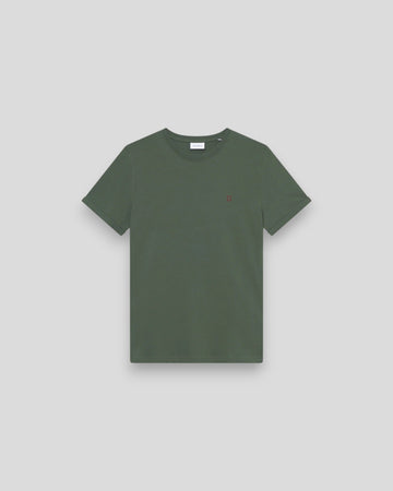 Les Deux || Norregaard Contrast T-shirt - Duffel Bag Green Les Deux