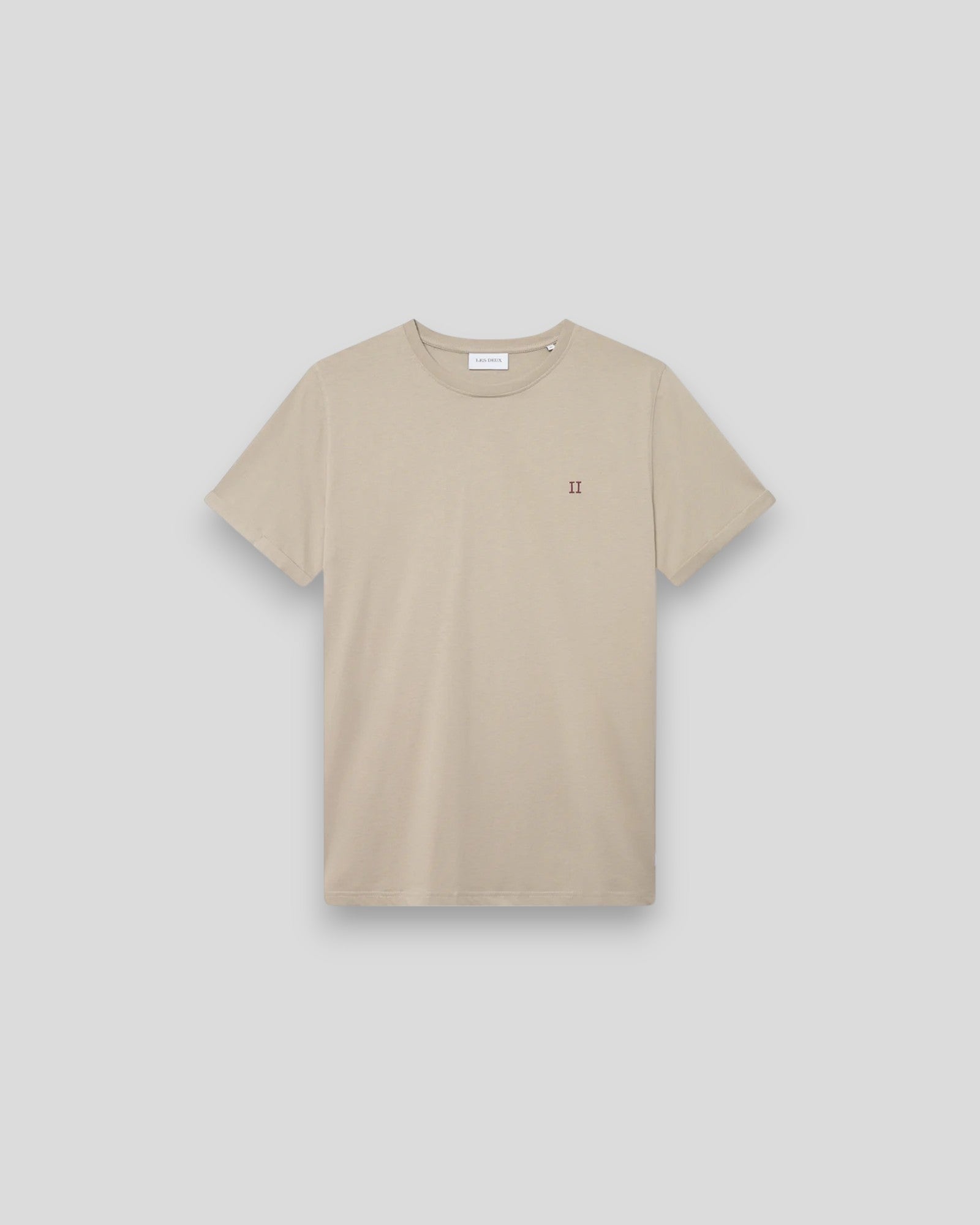 Les Deux || Norregaard Contrast T-Shirt - Dark Sand Les Deux