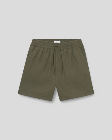 Les Deux || Otto Linen Short - Olive Night Les Deux