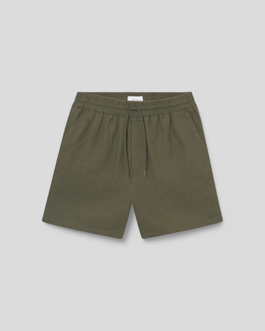 Les Deux || Otto Linen Short - Olive Night Les Deux