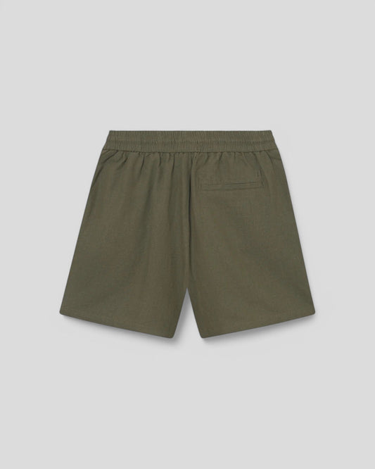 Les Deux || Otto Linen Short - Olive Night Les Deux