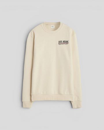 Les Deux || Record Sweatshirt - Ivory Les Deux