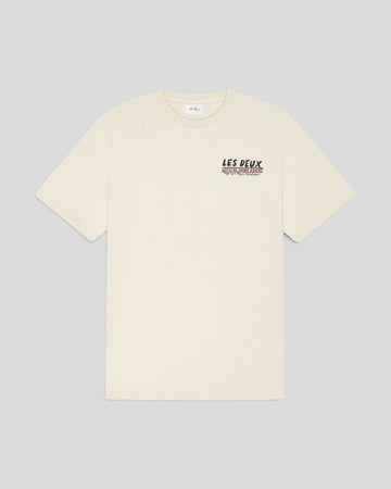Les Deux || Record T-Shirt - Ivory Les Deux
