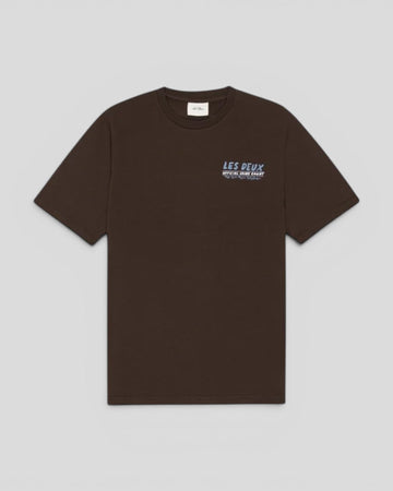 Les Deux || Record T-Shirt - Molé Brown Les Deux