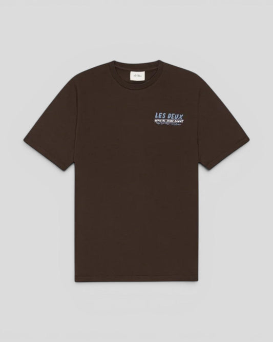 Les Deux || Record T-Shirt - Molé Brown Les Deux
