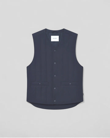 Les Deux || Sebastian Tech Vest - Dark Navy Blue Les Deux