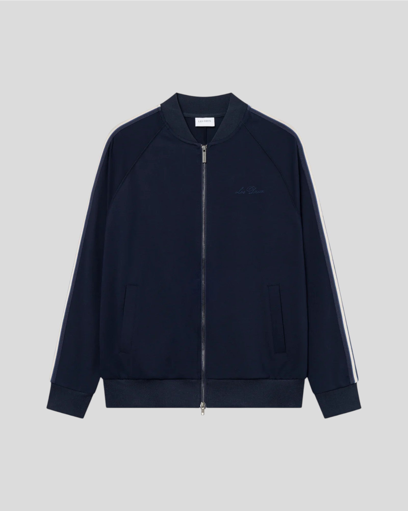 Les Deux || Sterling Basketball Track Jacket - Dark Navy Les Deux