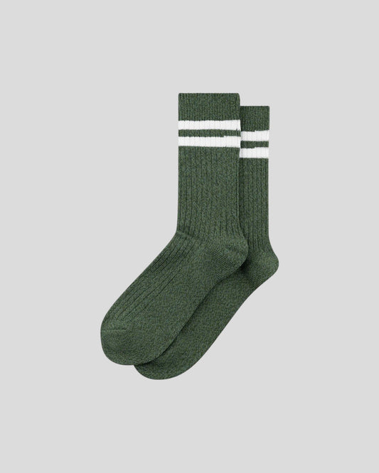 Les Deux || Striped Melange Socks 2 Packs - Duffel Bag Les Deux