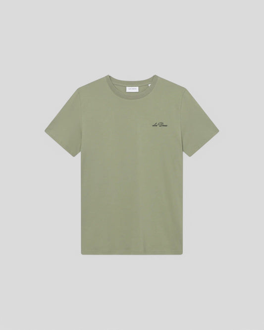 Les Deux || Wild Flower T-Shirt - Oil Green Les Deux