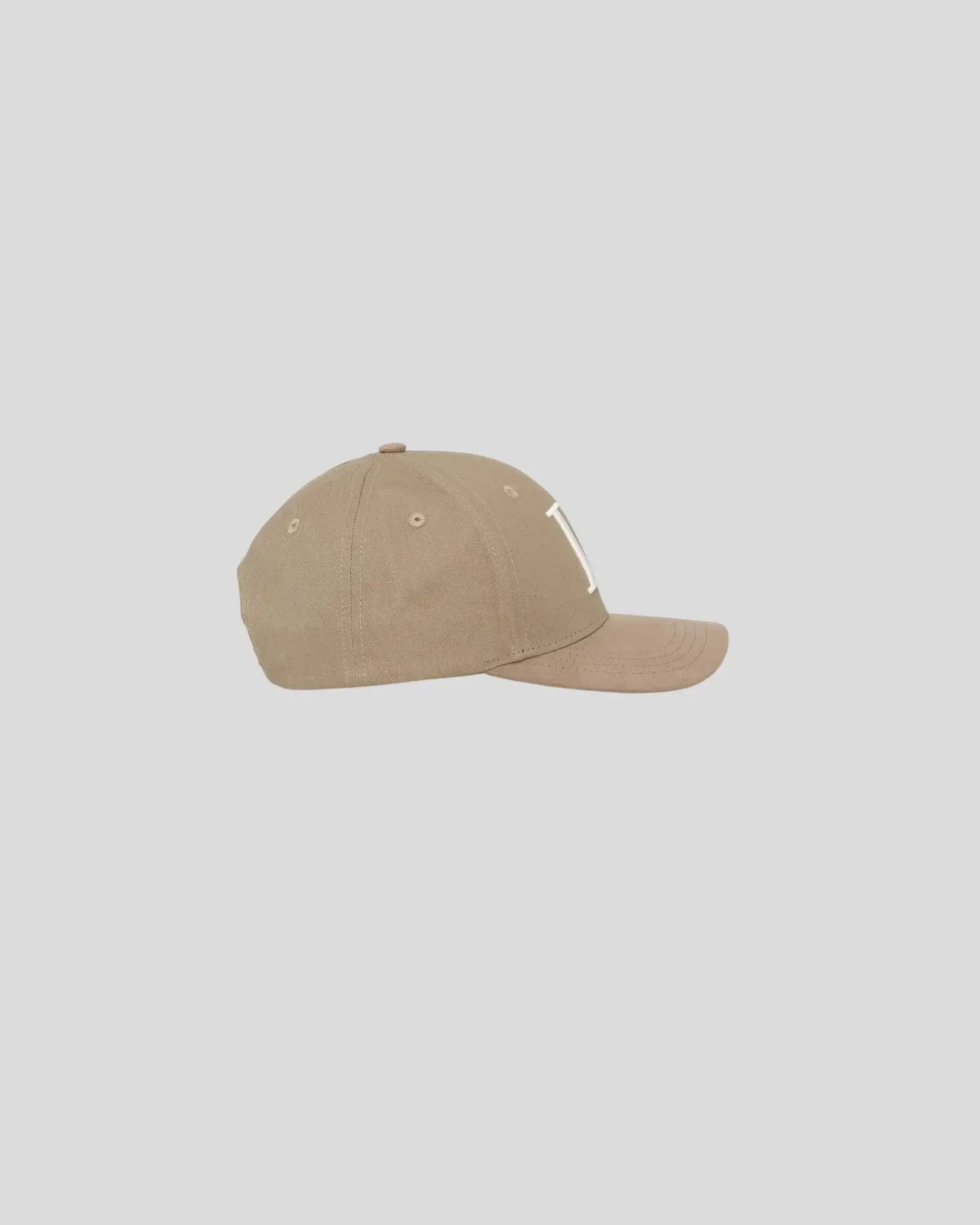 Les Deux || Denim Baseball Cap Suede - Desert Taupe Les Deux