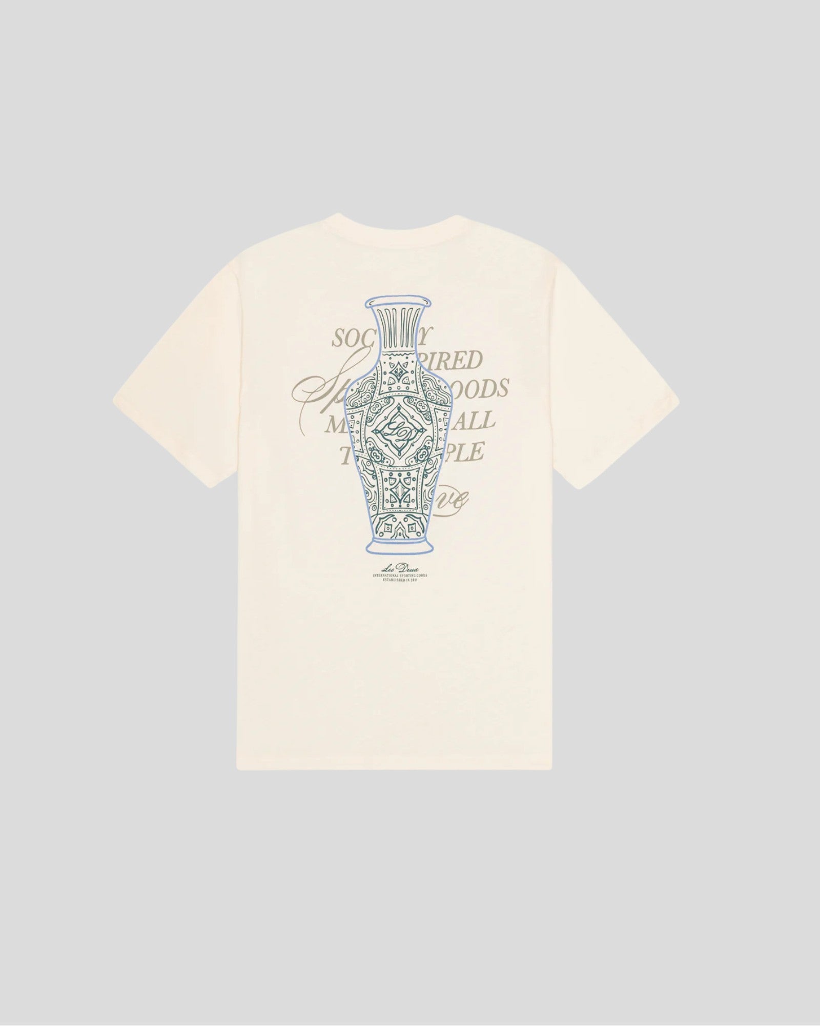 Les Deux || Ben Faience T- Shirt - Eggnog White Les Deux