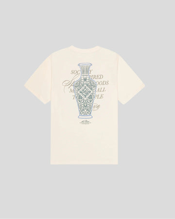 Les Deux || Ben Faience T- Shirt - Eggnog White Les Deux